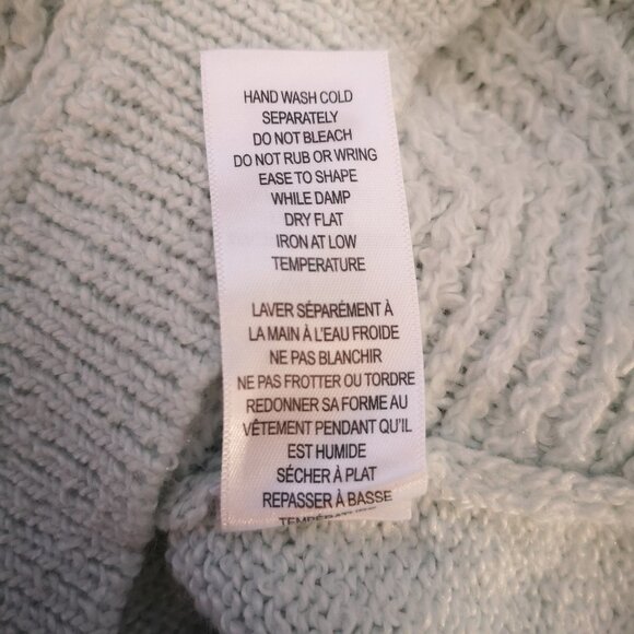 2/$30.00 - Cleo Ladies Size XS Cowl Neck Mint Green Lightweight Tunic/Sweater - Picture 5 of 8